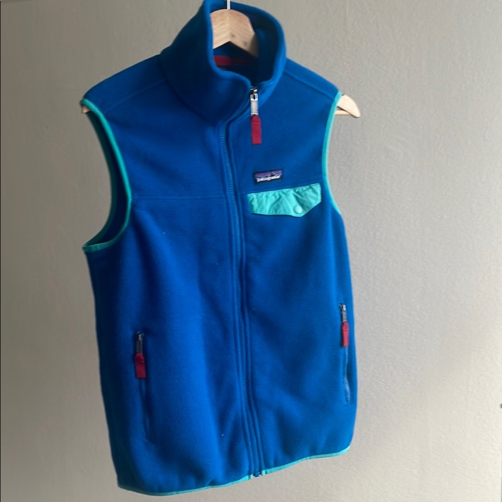 Vintage Patagonia Synchilla Fleece zip Vest for Outdoor Adventures